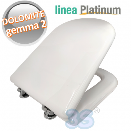 Sedile per wc GEMMA 2 Ceramica Dolomite - ACB Ercos linea Platinum